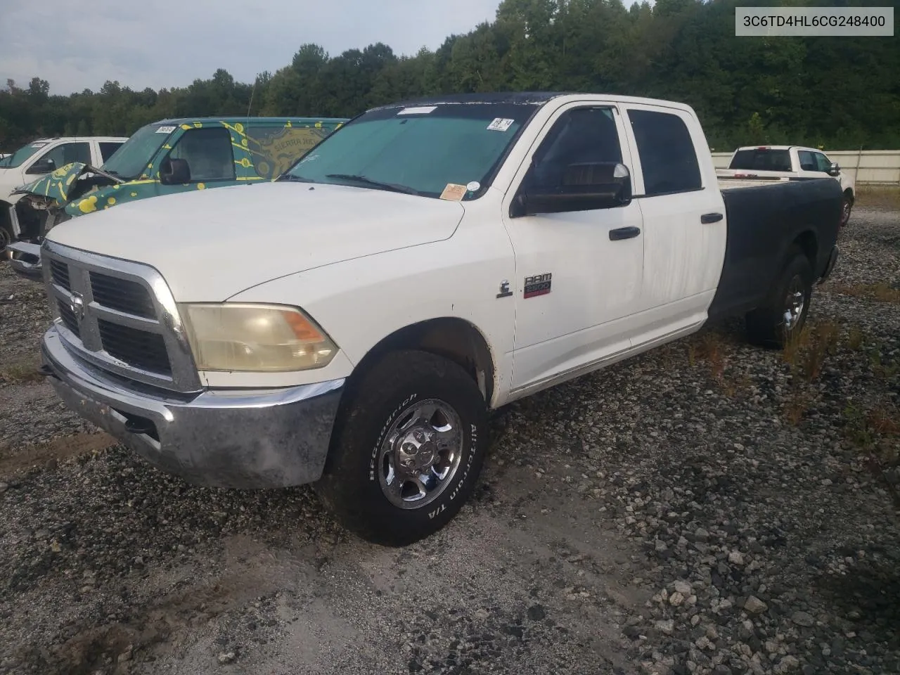 2012 Dodge Ram 2500 St VIN: 3C6TD4HL6CG248400 Lot: 70622414