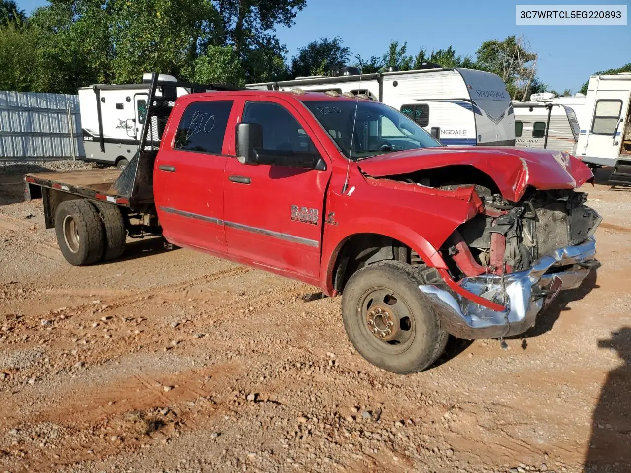 2014 Ram 3500 VIN: 3C7WRTCL5EG220893 Lot: 65410515