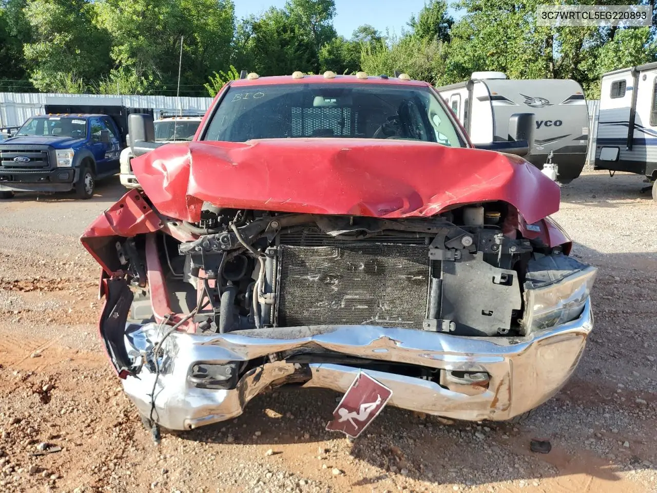 2014 Ram 3500 VIN: 3C7WRTCL5EG220893 Lot: 65410515