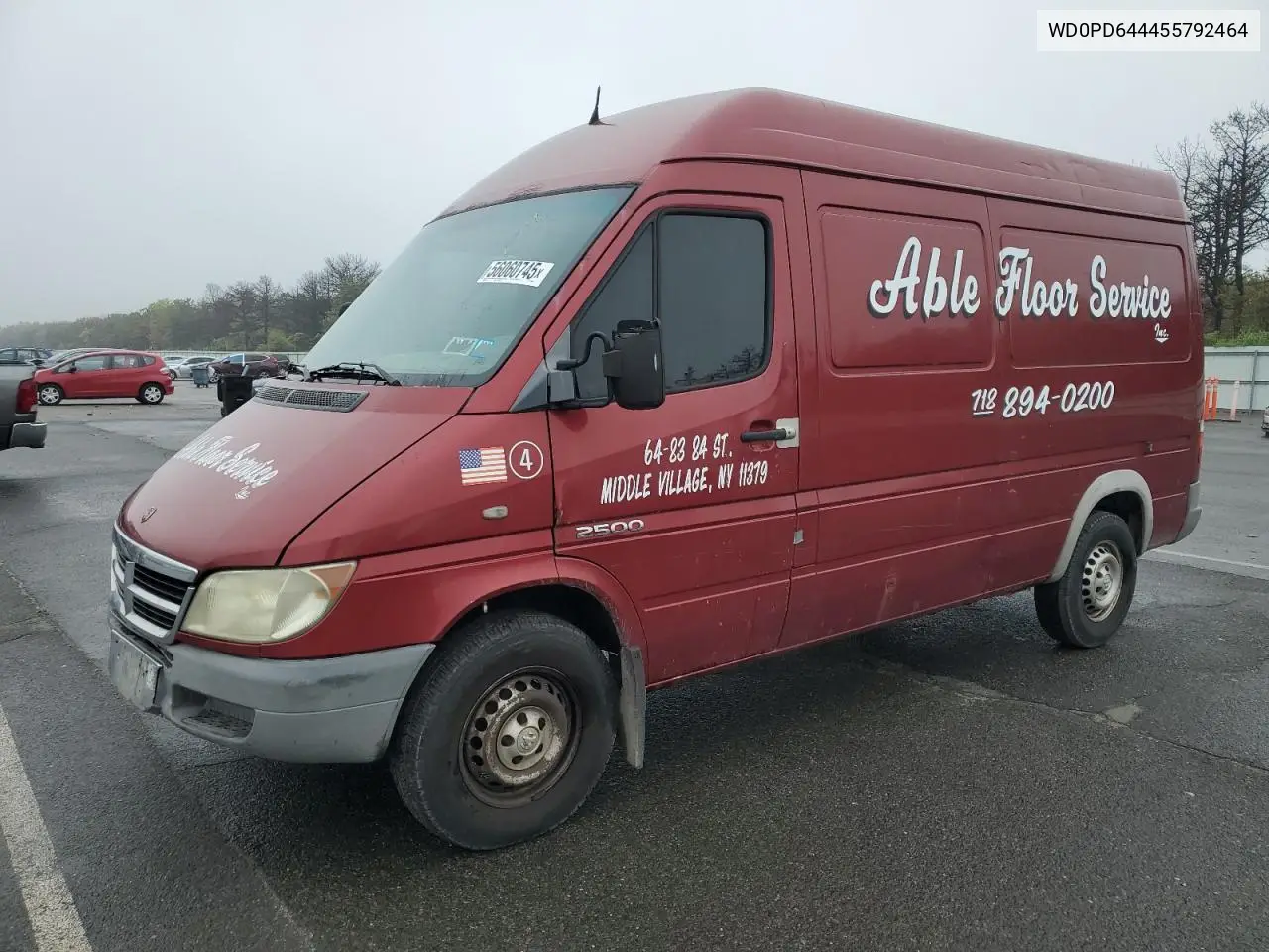 2005 Dodge Sprinter 2500 VIN: WD0PD644455792464 Lot: 56060745