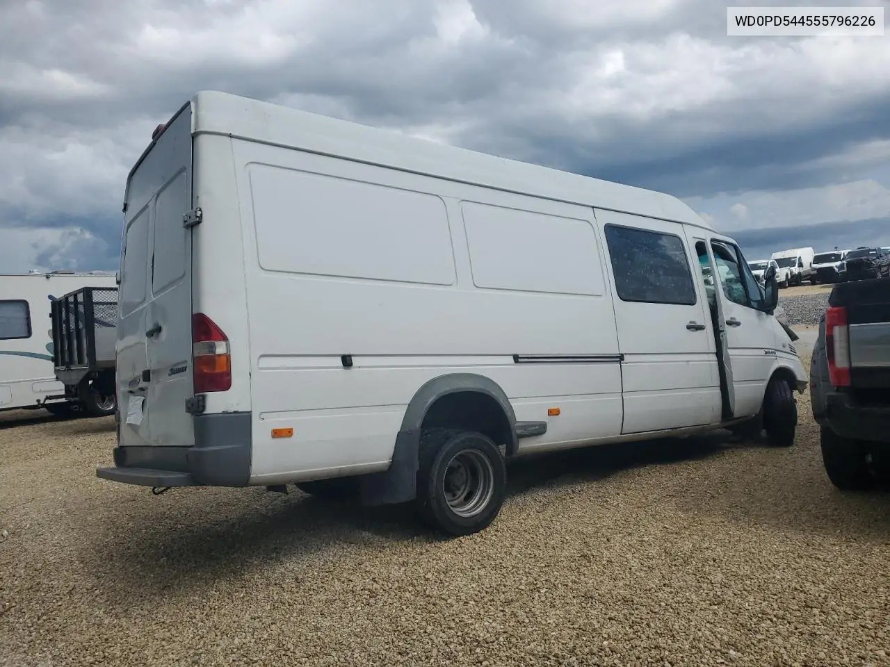 2005 Dodge Sprinter 3500 VIN: WD0PD544555796226 Lot: 57950445