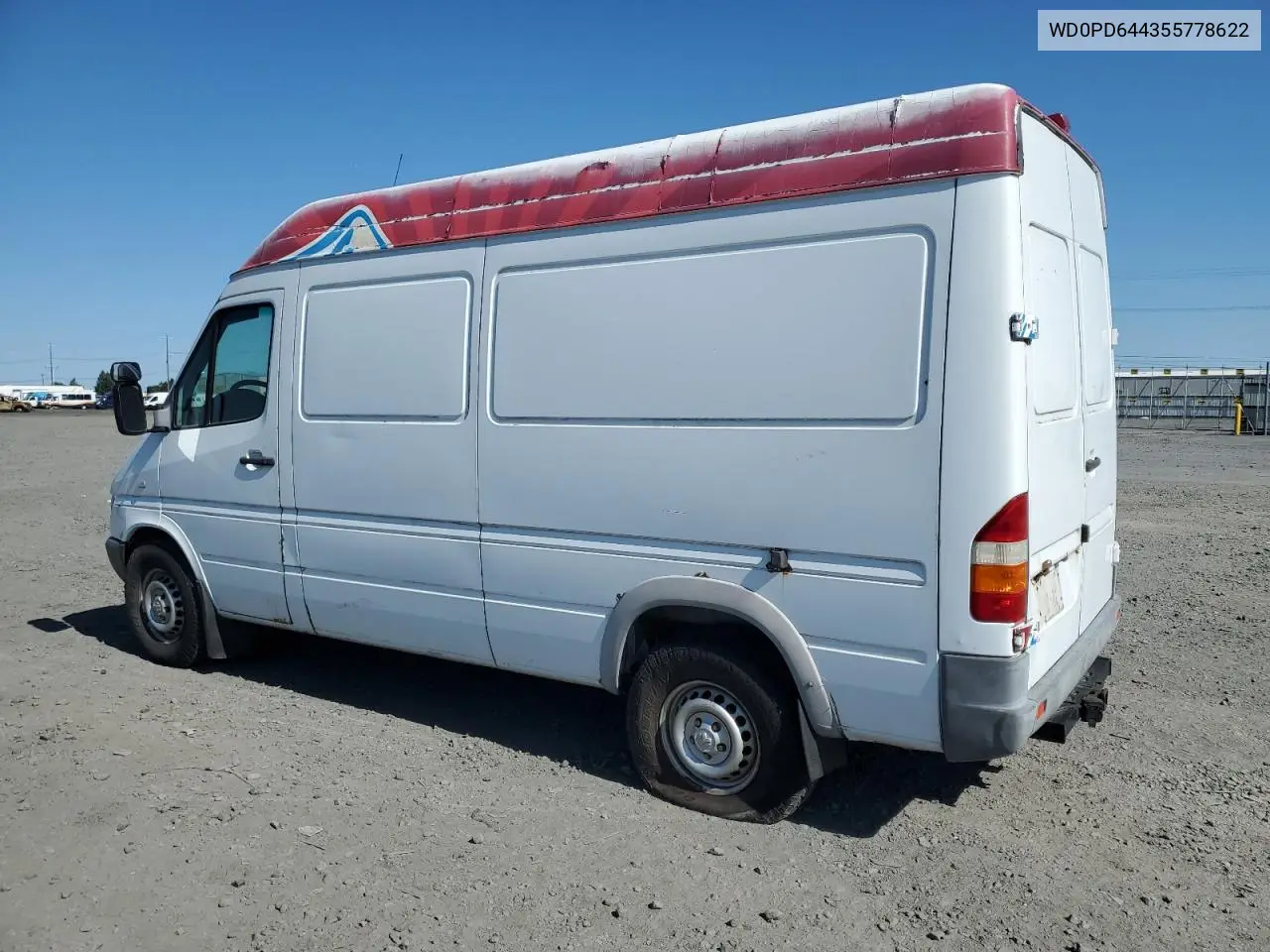 2005 Dodge Sprinter 2500 VIN: WD0PD644355778622 Lot: 61428135