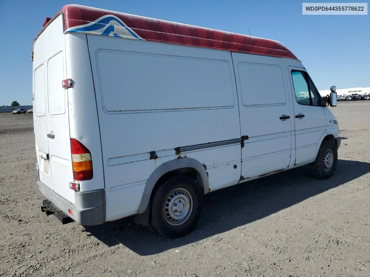 2005 Dodge Sprinter 2500 VIN: WD0PD644355778622 Lot: 61428135