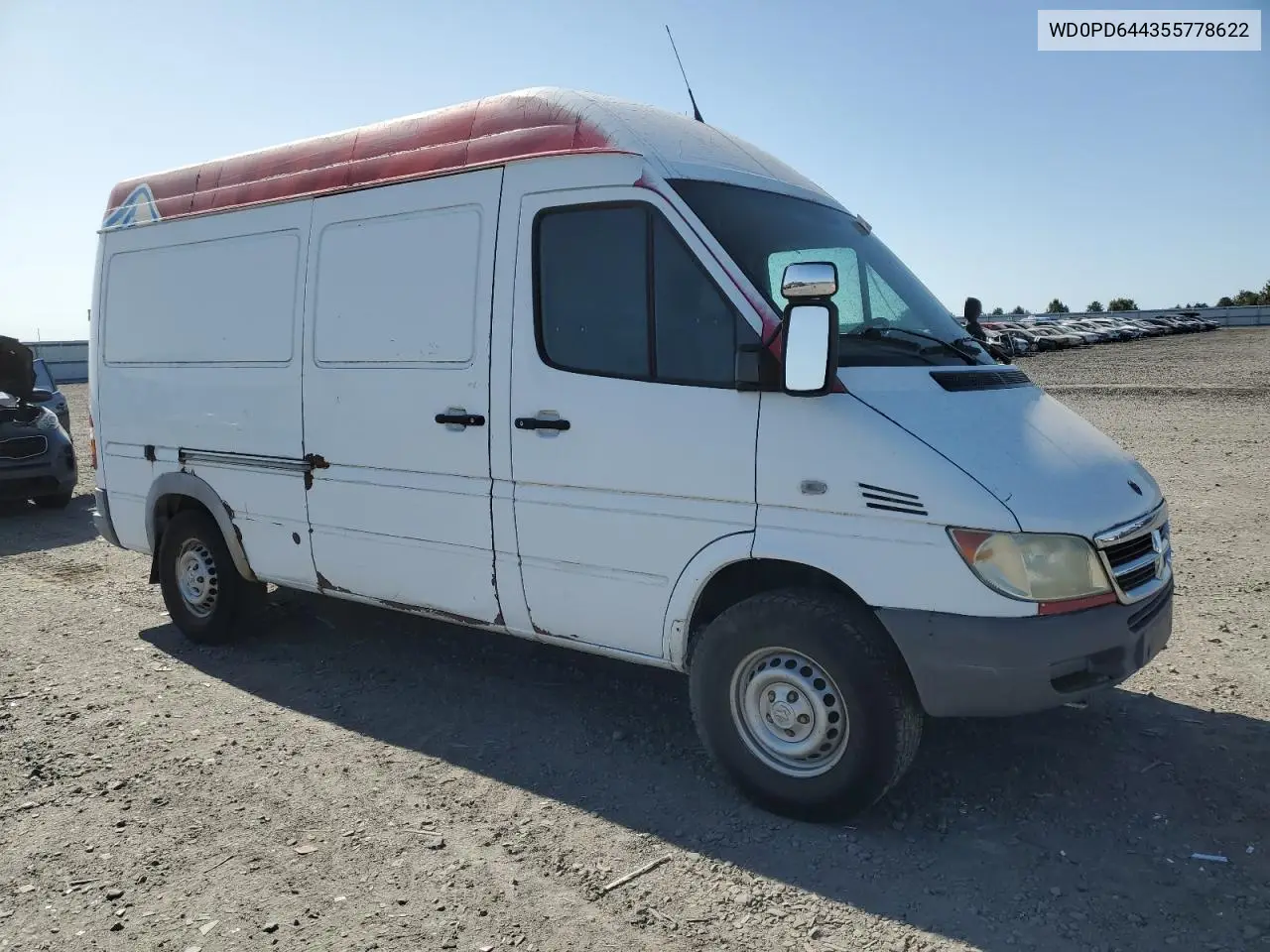 2005 Dodge Sprinter 2500 VIN: WD0PD644355778622 Lot: 61428135