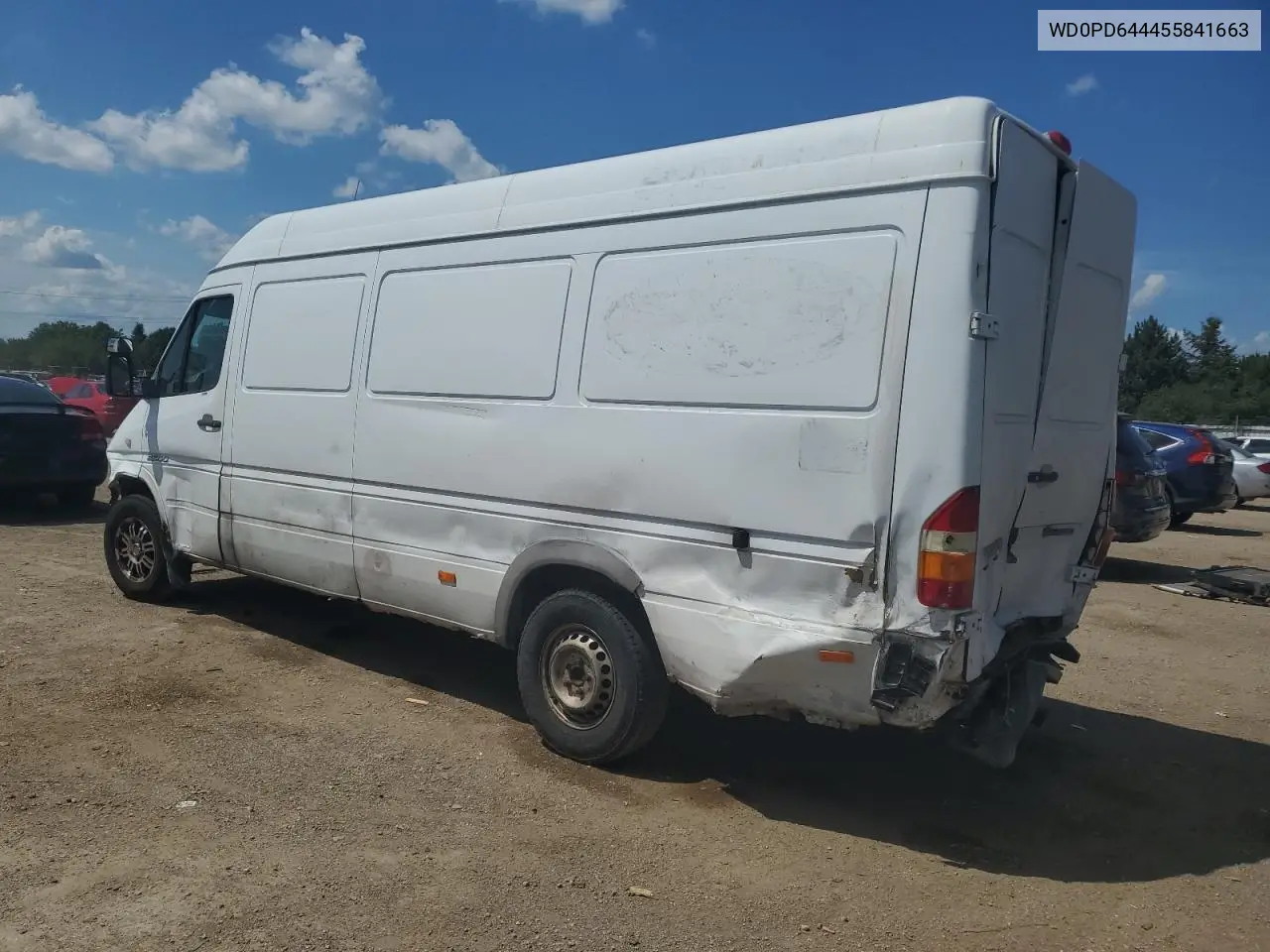 2005 Dodge Sprinter 2500 VIN: WD0PD644455841663 Lot: 62186265