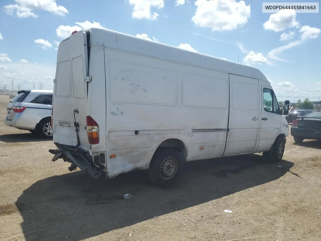 2005 Dodge Sprinter 2500 VIN: WD0PD644455841663 Lot: 62186265