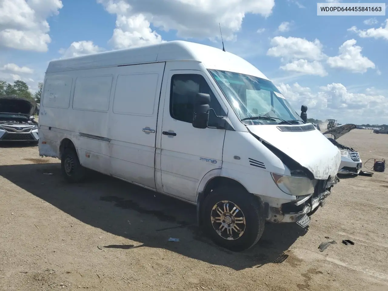 2005 Dodge Sprinter 2500 VIN: WD0PD644455841663 Lot: 62186265