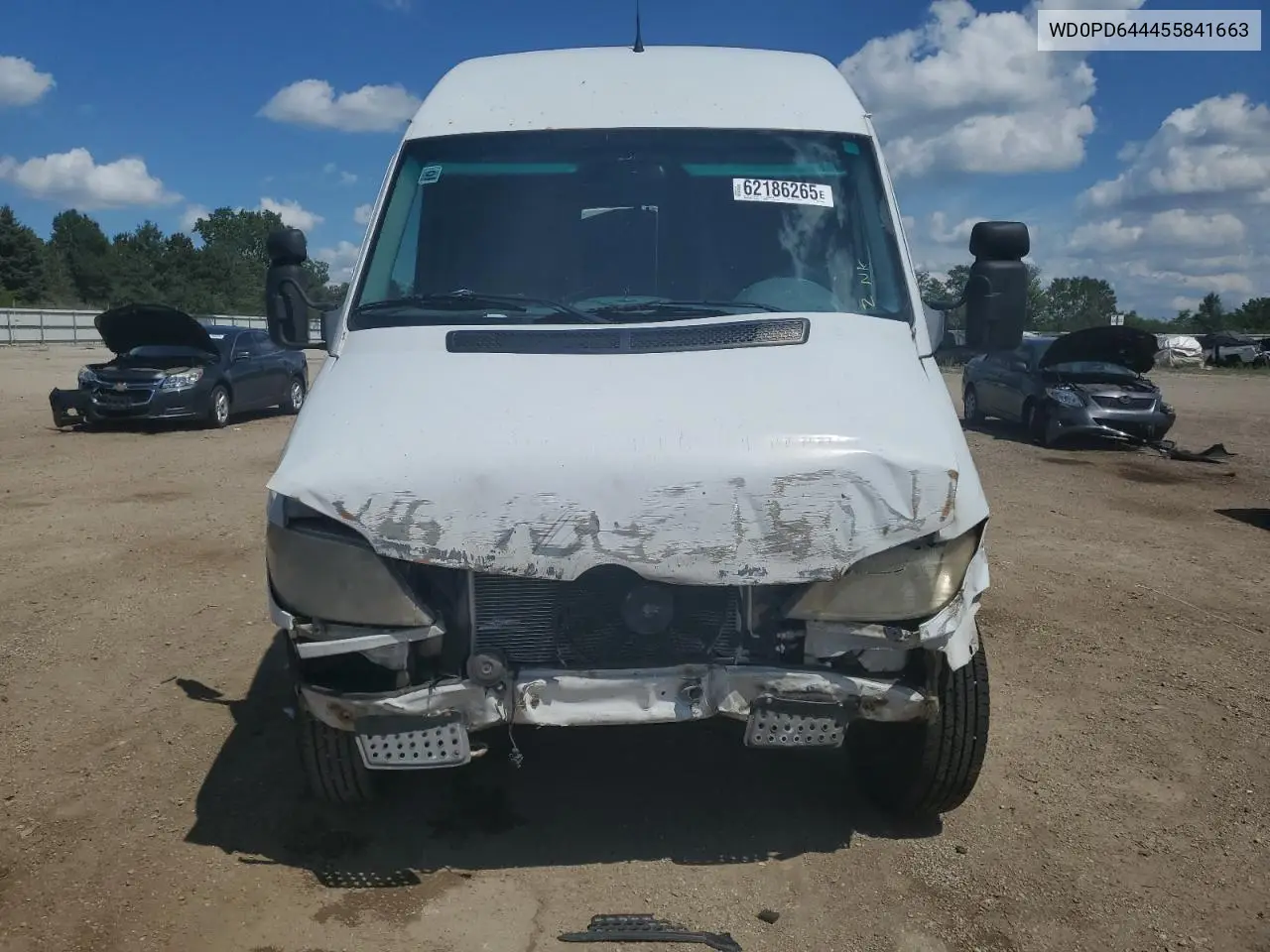 2005 Dodge Sprinter 2500 VIN: WD0PD644455841663 Lot: 62186265