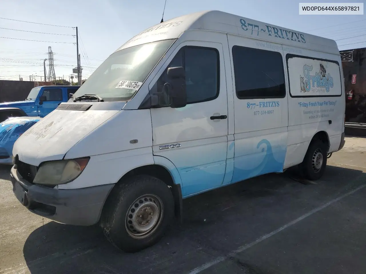 2006 Dodge Sprinter 2500 VIN: WD0PD644X65897821 Lot: 58540675