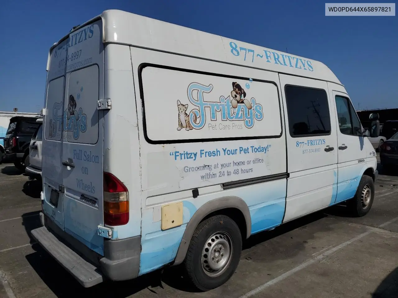 2006 Dodge Sprinter 2500 VIN: WD0PD644X65897821 Lot: 58540675