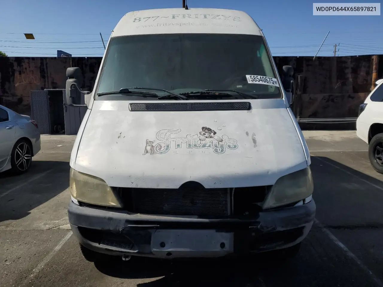 2006 Dodge Sprinter 2500 VIN: WD0PD644X65897821 Lot: 58540675