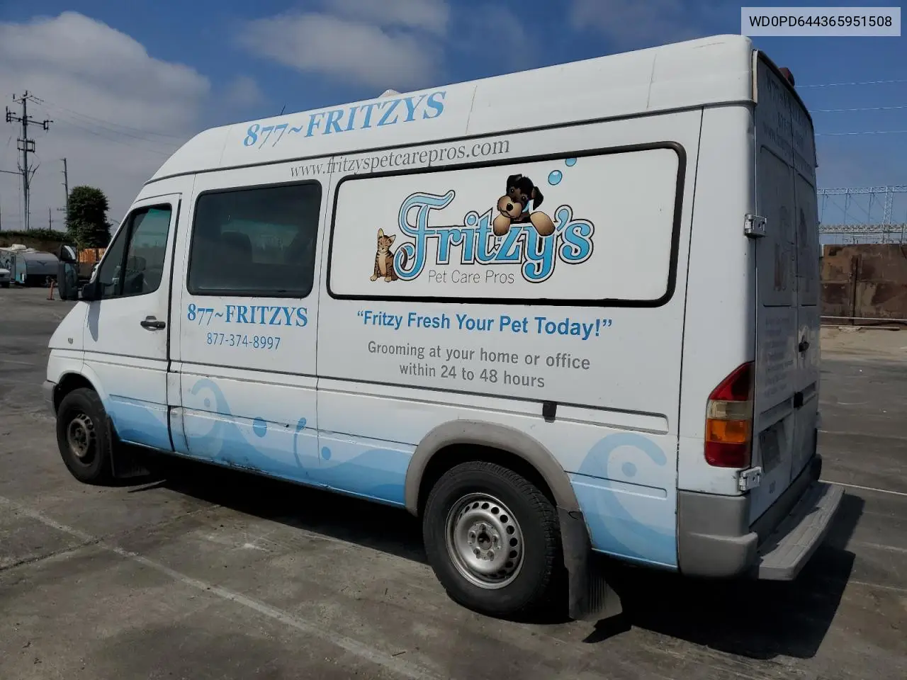 2006 Dodge Sprinter 2500 VIN: WD0PD644365951508 Lot: 61820635