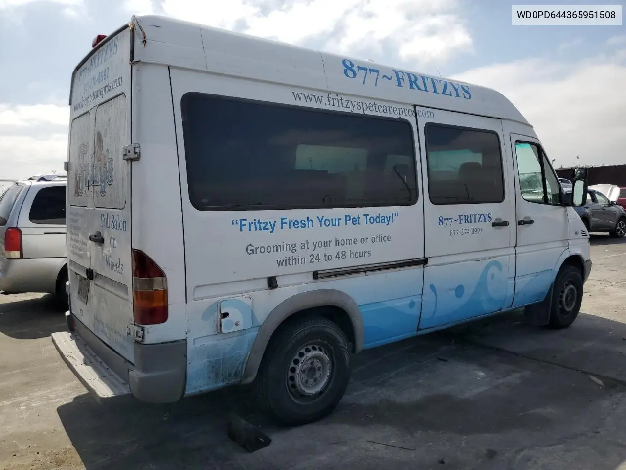 2006 Dodge Sprinter 2500 VIN: WD0PD644365951508 Lot: 61820635