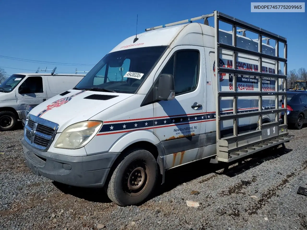 2007 Dodge Sprinter 2500 VIN: WD0PE745775209965 Lot: 49438335