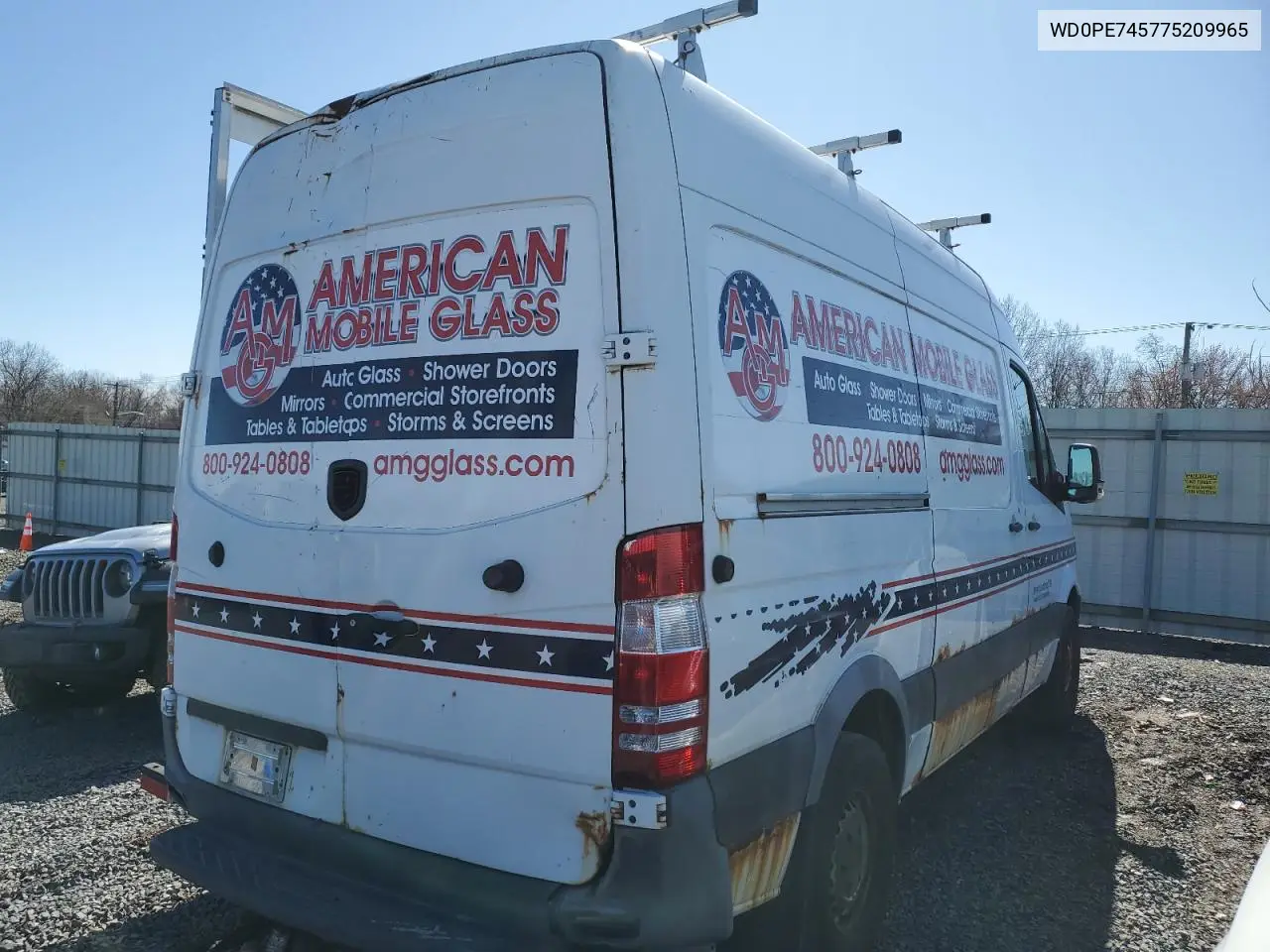 2007 Dodge Sprinter 2500 VIN: WD0PE745775209965 Lot: 49438335