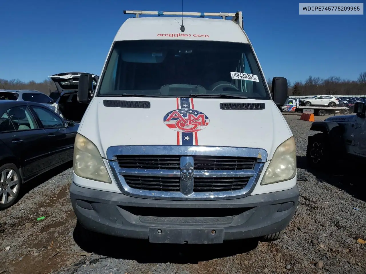 2007 Dodge Sprinter 2500 VIN: WD0PE745775209965 Lot: 49438335