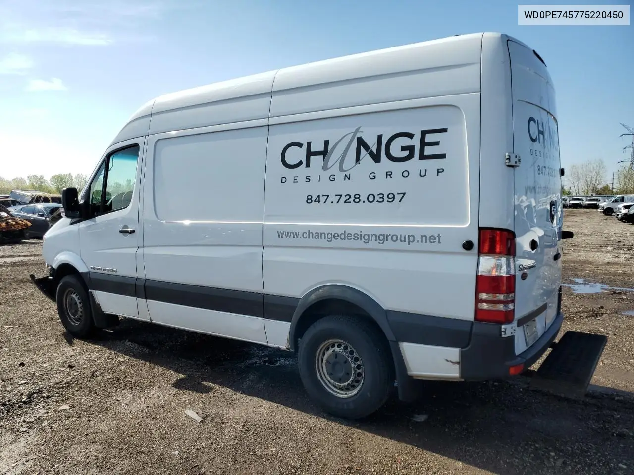 2007 Dodge Sprinter 2500 VIN: WD0PE745775220450 Lot: 54444025