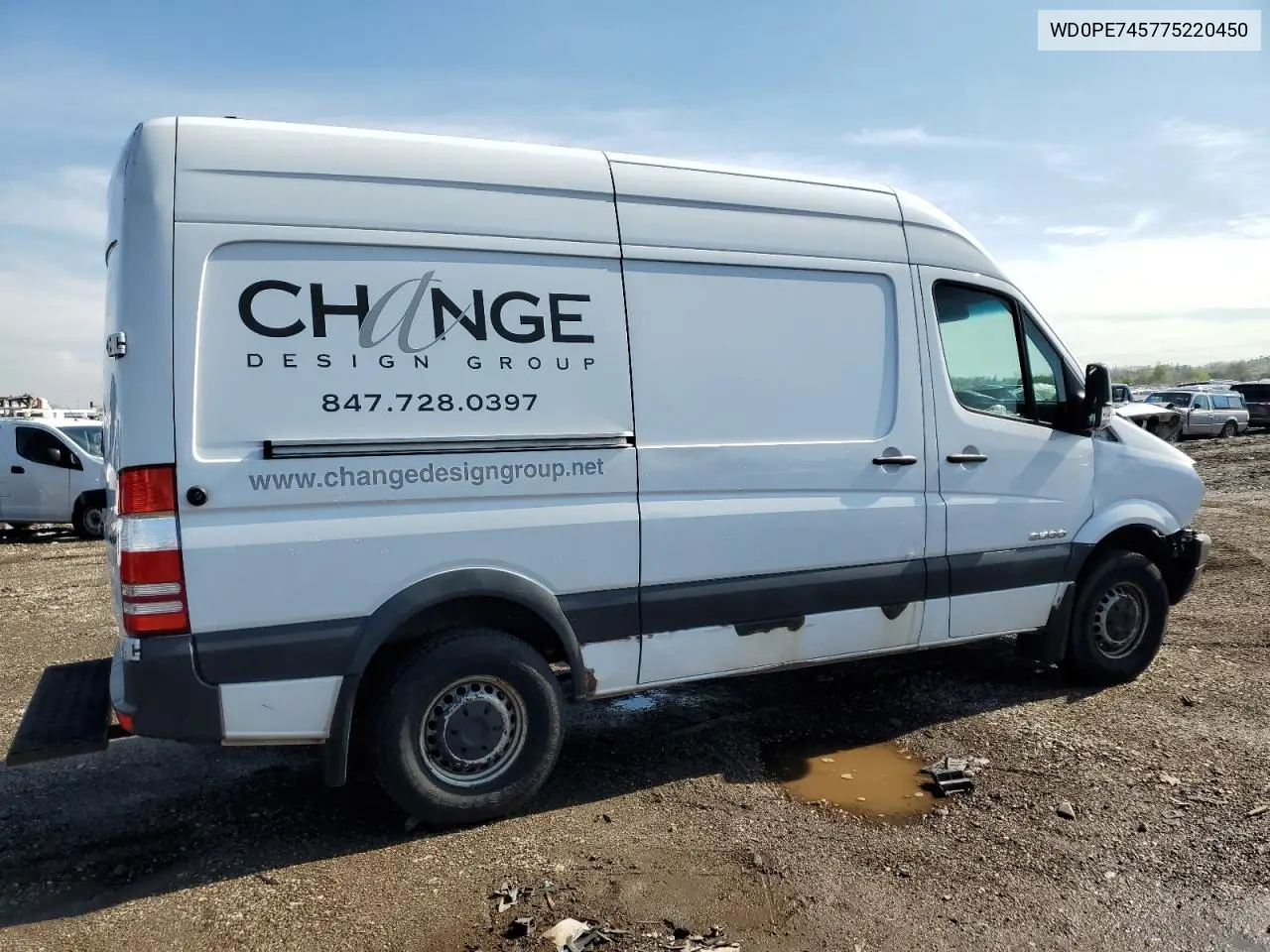 2007 Dodge Sprinter 2500 VIN: WD0PE745775220450 Lot: 54444025