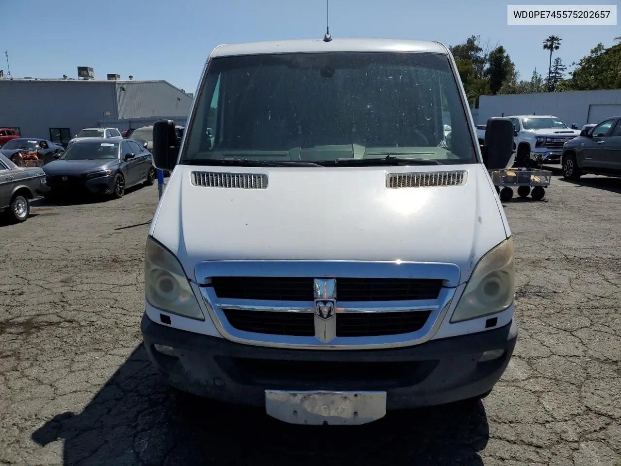 2007 Dodge Sprinter 2500 VIN: WD0PE745575202657 Lot: 61429915