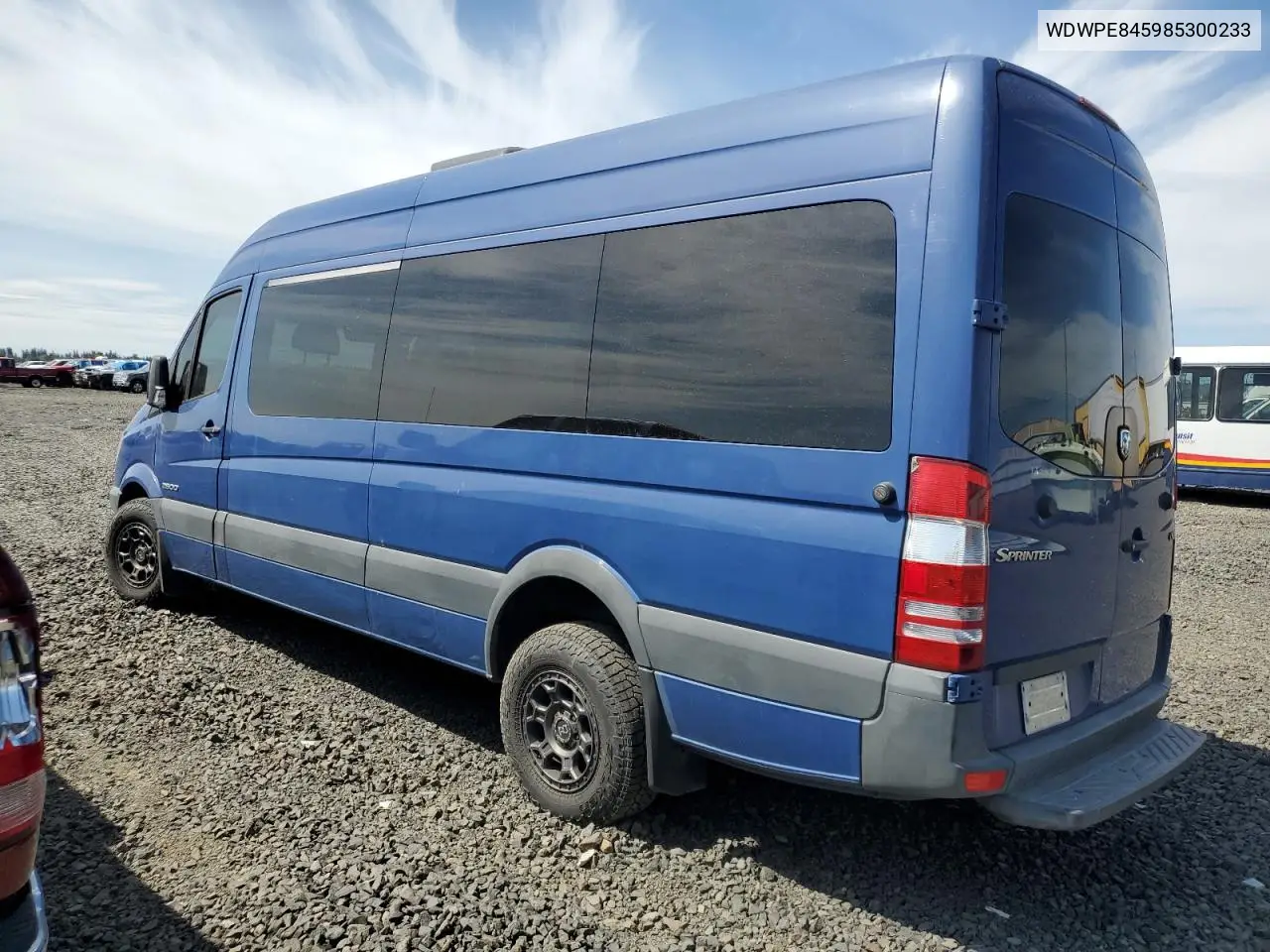 2008 Dodge Sprinter 2500 VIN: WDWPE845985300233 Lot: 59191785