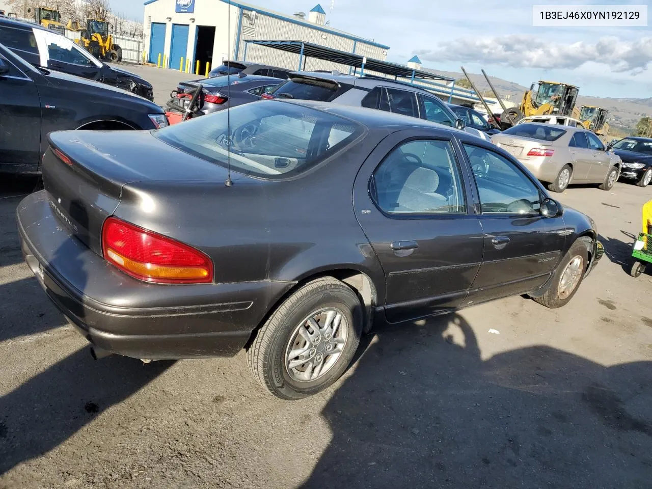 2000 Dodge Stratus Se VIN: 1B3EJ46X0YN192129 Lot: 41653325
