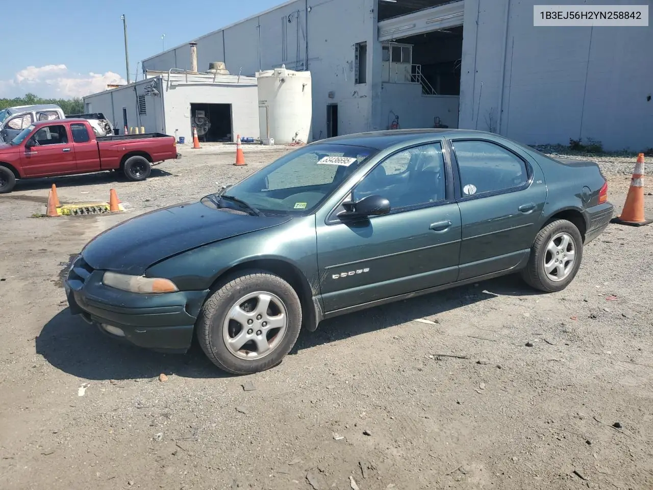 2000 Dodge Stratus Es VIN: 1B3EJ56H2YN258842 Lot: 63436695