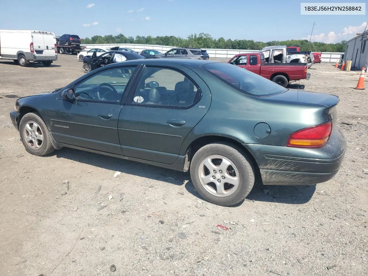 2000 Dodge Stratus Es VIN: 1B3EJ56H2YN258842 Lot: 63436695