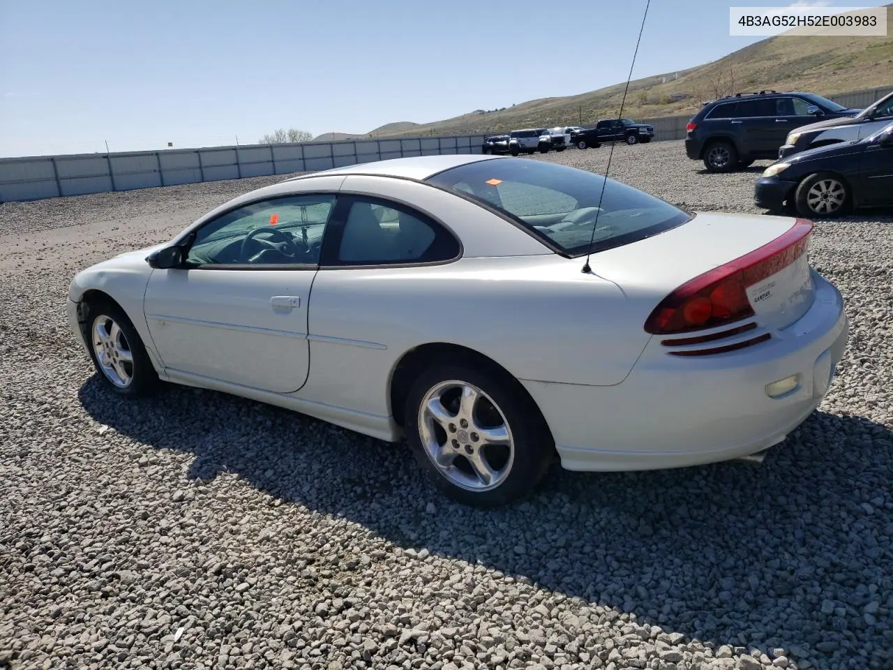 2002 Dodge Stratus R/T VIN: 4B3AG52H52E003983 Lot: 54140395