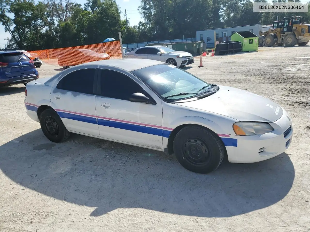 2002 Dodge Stratus Se VIN: 1B3EL36X02N306464 Lot: 61295865