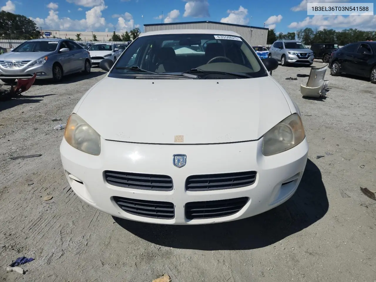 2003 Dodge Stratus Se VIN: 1B3EL36T03N541588 Lot: 63550025
