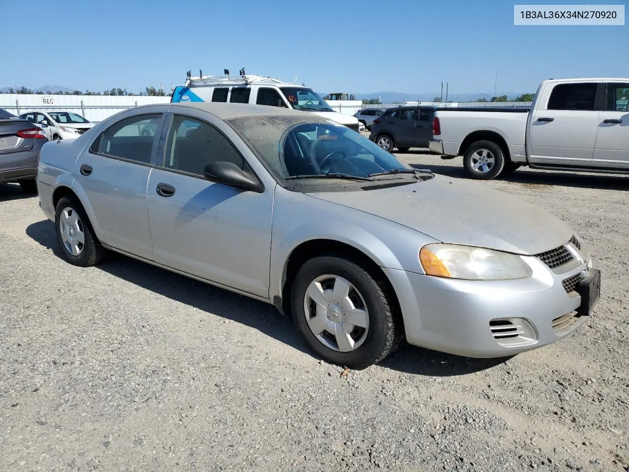 2004 Dodge Stratus Se VIN: 1B3AL36X34N270920 Lot: 55181765