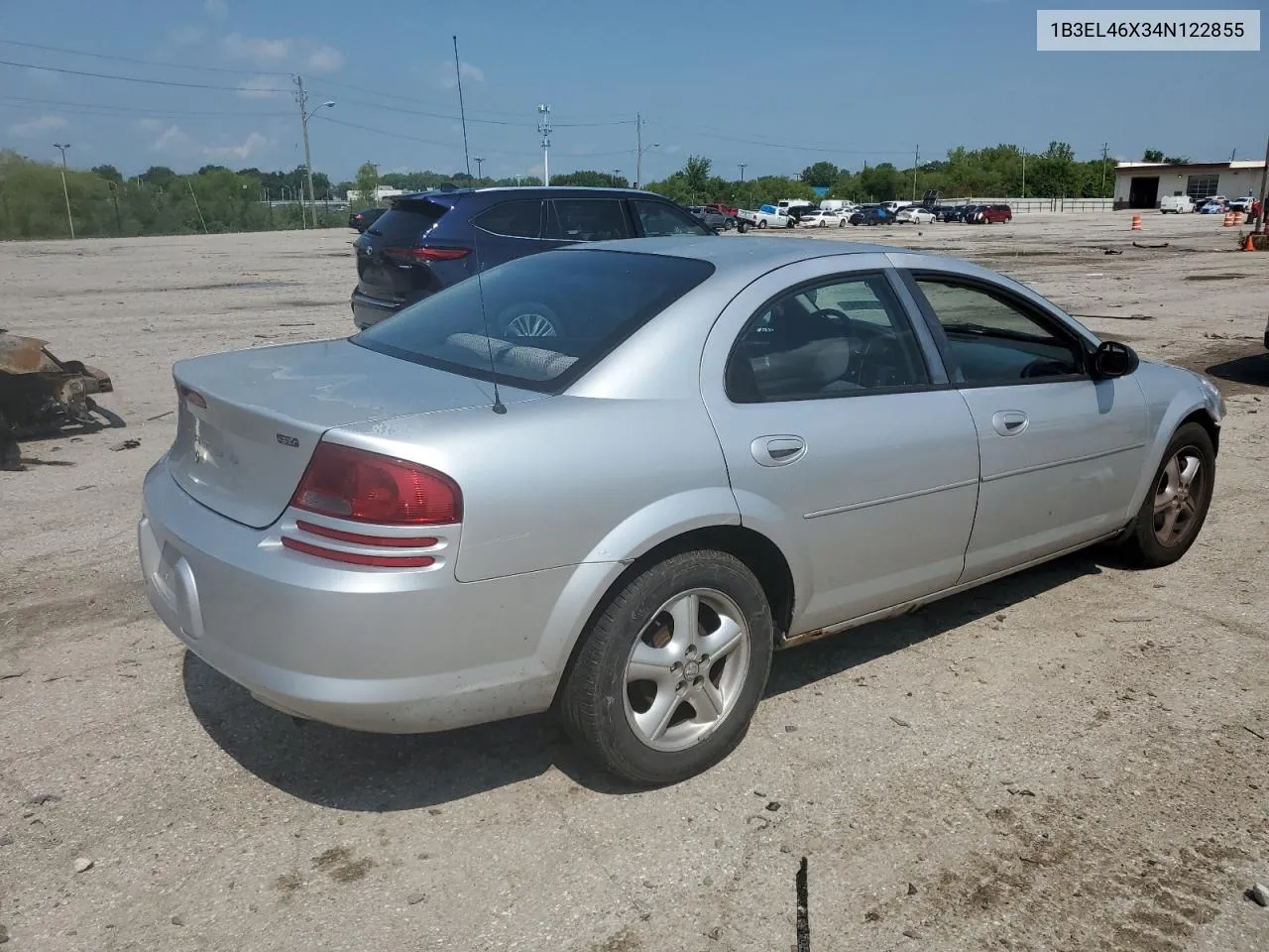 2004 Dodge Stratus Sxt VIN: 1B3EL46X34N122855 Lot: 62617914