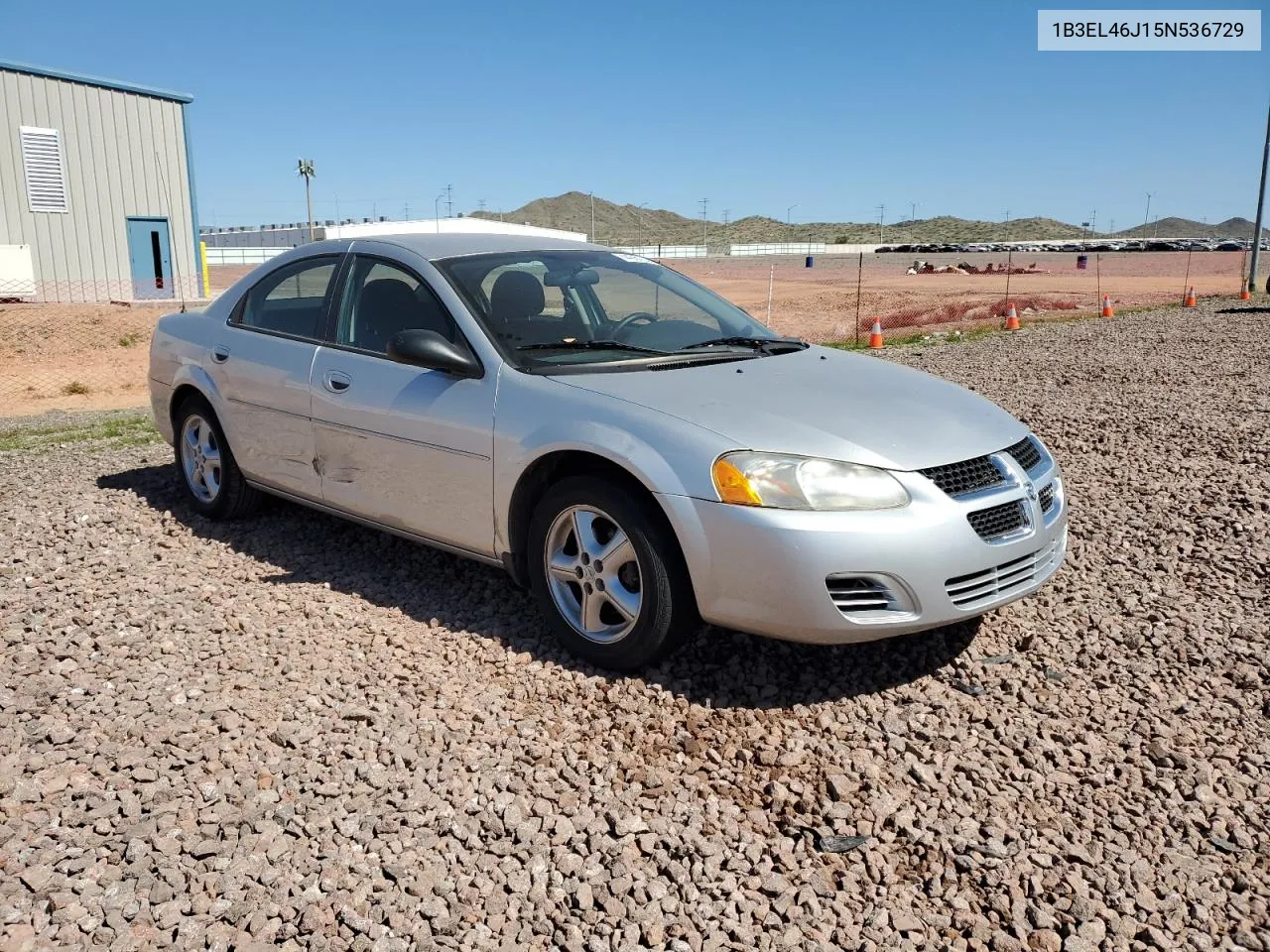 2005 Dodge Stratus Sxt VIN: 1B3EL46J15N536729 Lot: 44367324