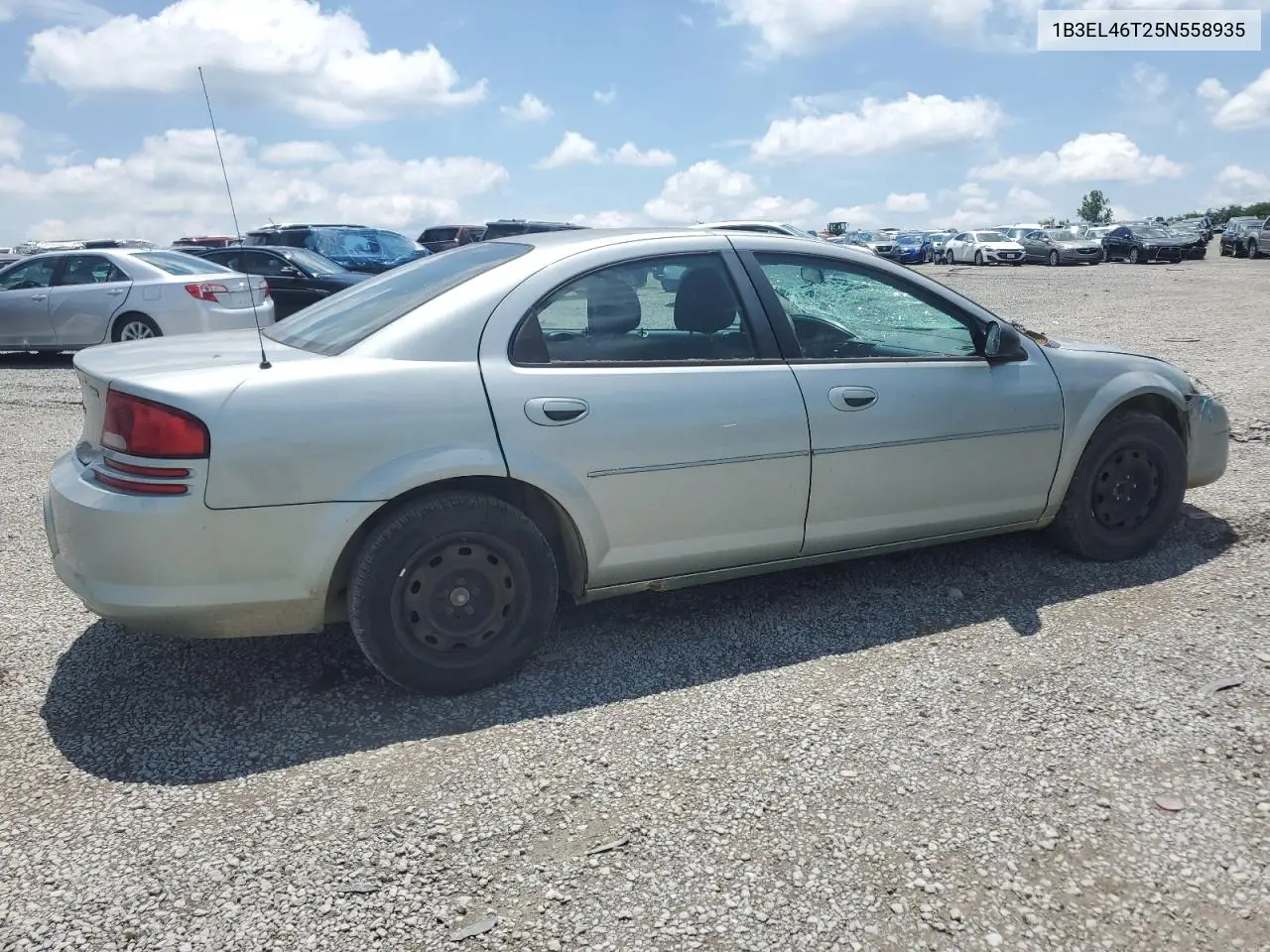 2005 Dodge Stratus Sxt VIN: 1B3EL46T25N558935 Lot: 62161245