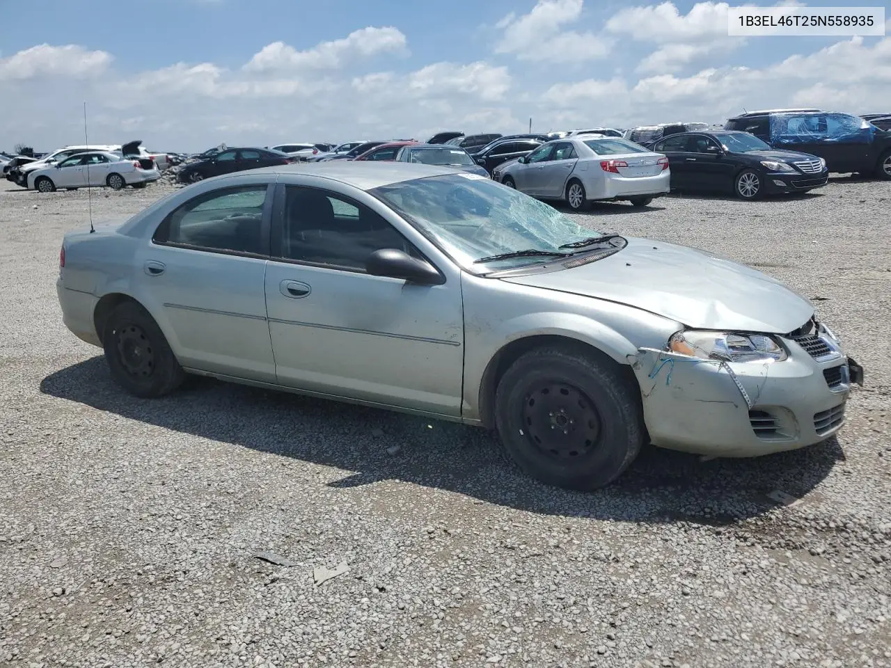 2005 Dodge Stratus Sxt VIN: 1B3EL46T25N558935 Lot: 62161245