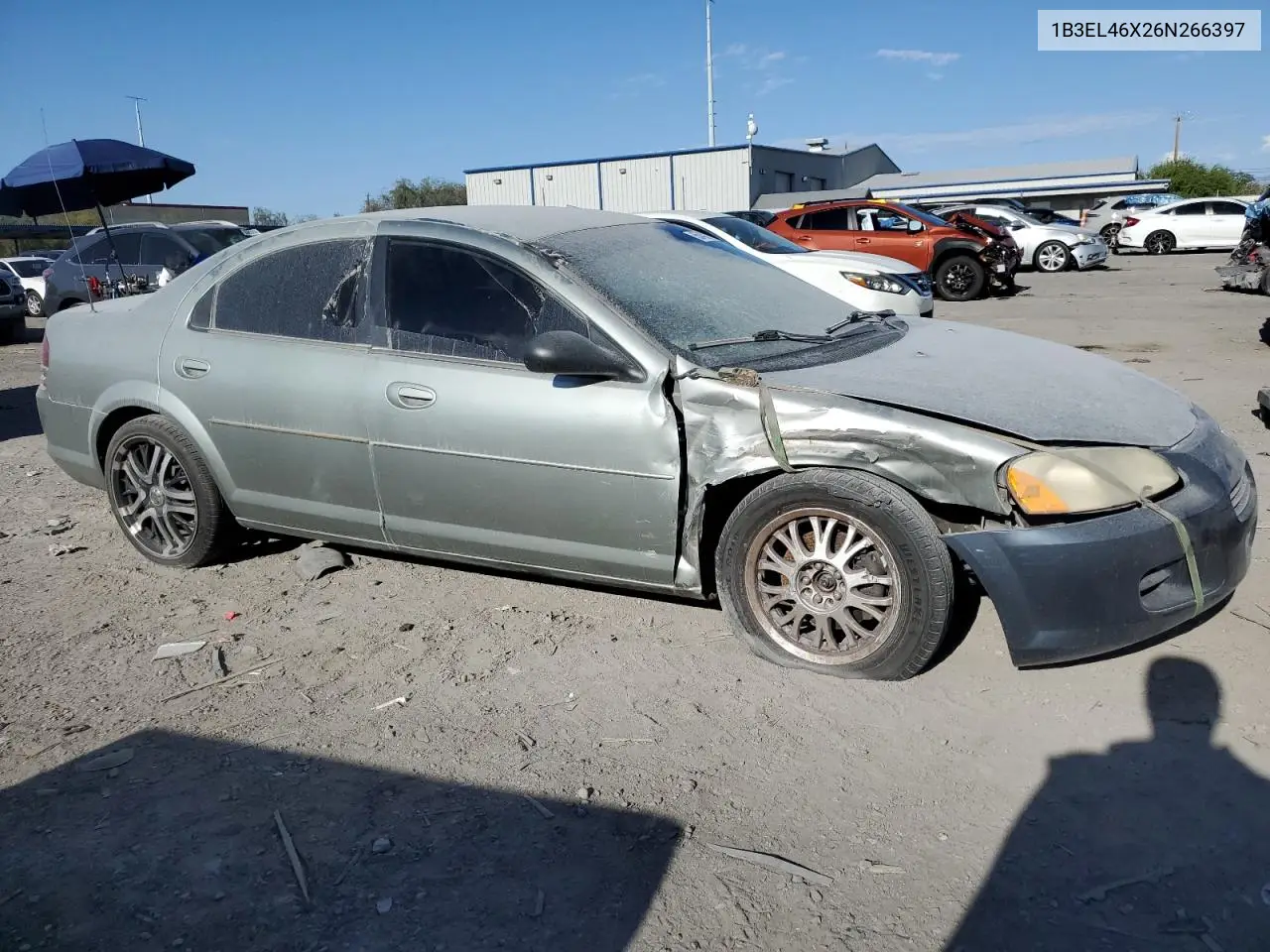 2006 Dodge Stratus Sxt VIN: 1B3EL46X26N266397 Lot: 55432615