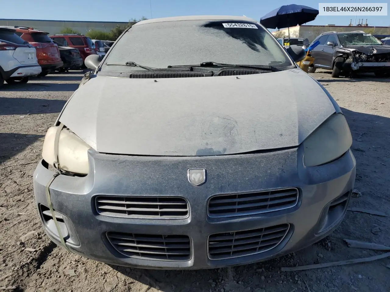 2006 Dodge Stratus Sxt VIN: 1B3EL46X26N266397 Lot: 55432615