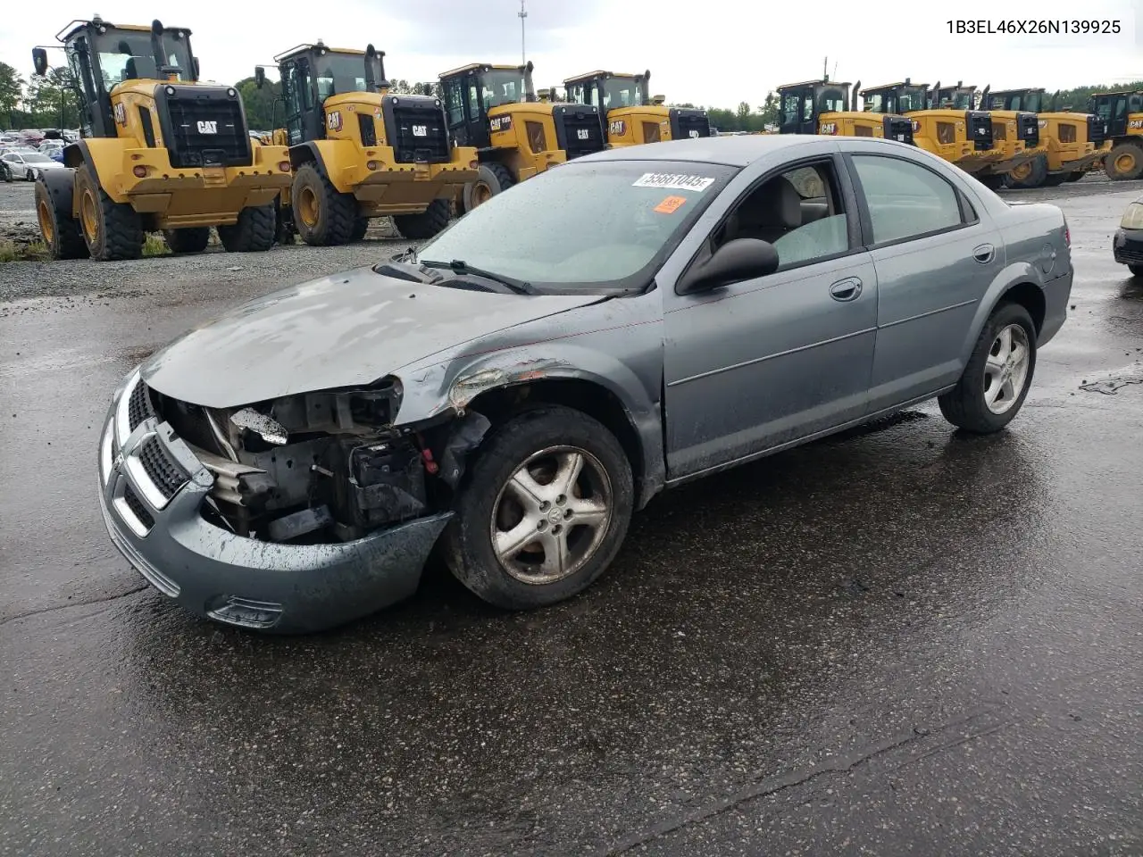 2006 Dodge Stratus Sxt VIN: 1B3EL46X26N139925 Lot: 55661045