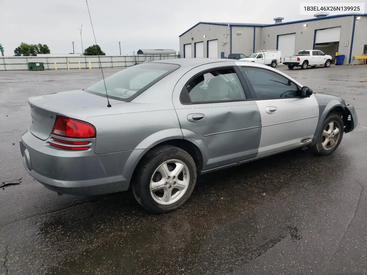 2006 Dodge Stratus Sxt VIN: 1B3EL46X26N139925 Lot: 55661045