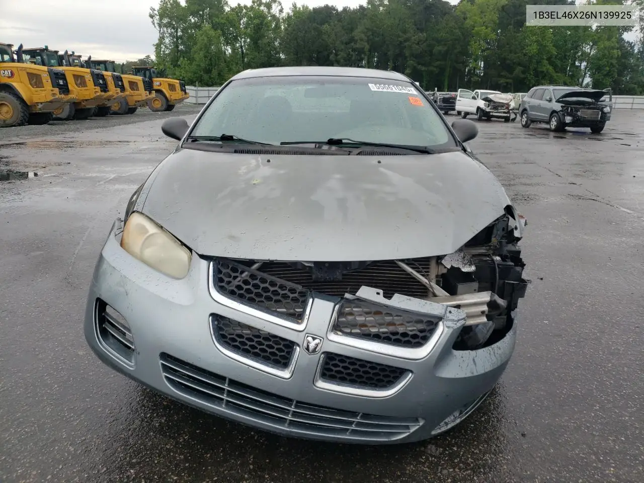 2006 Dodge Stratus Sxt VIN: 1B3EL46X26N139925 Lot: 55661045