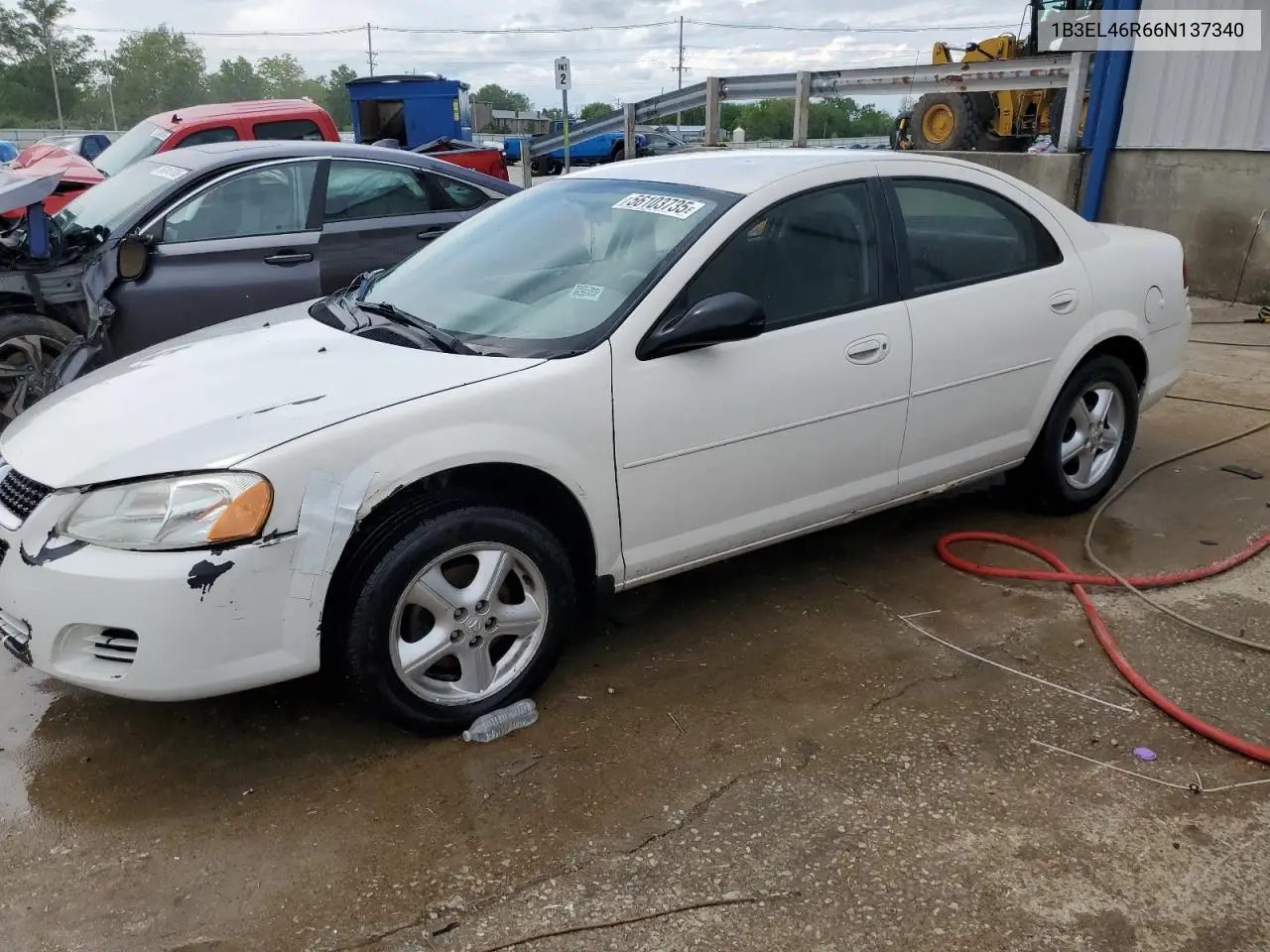 2006 Dodge Stratus Sxt VIN: 1B3EL46R66N137340 Lot: 56103735