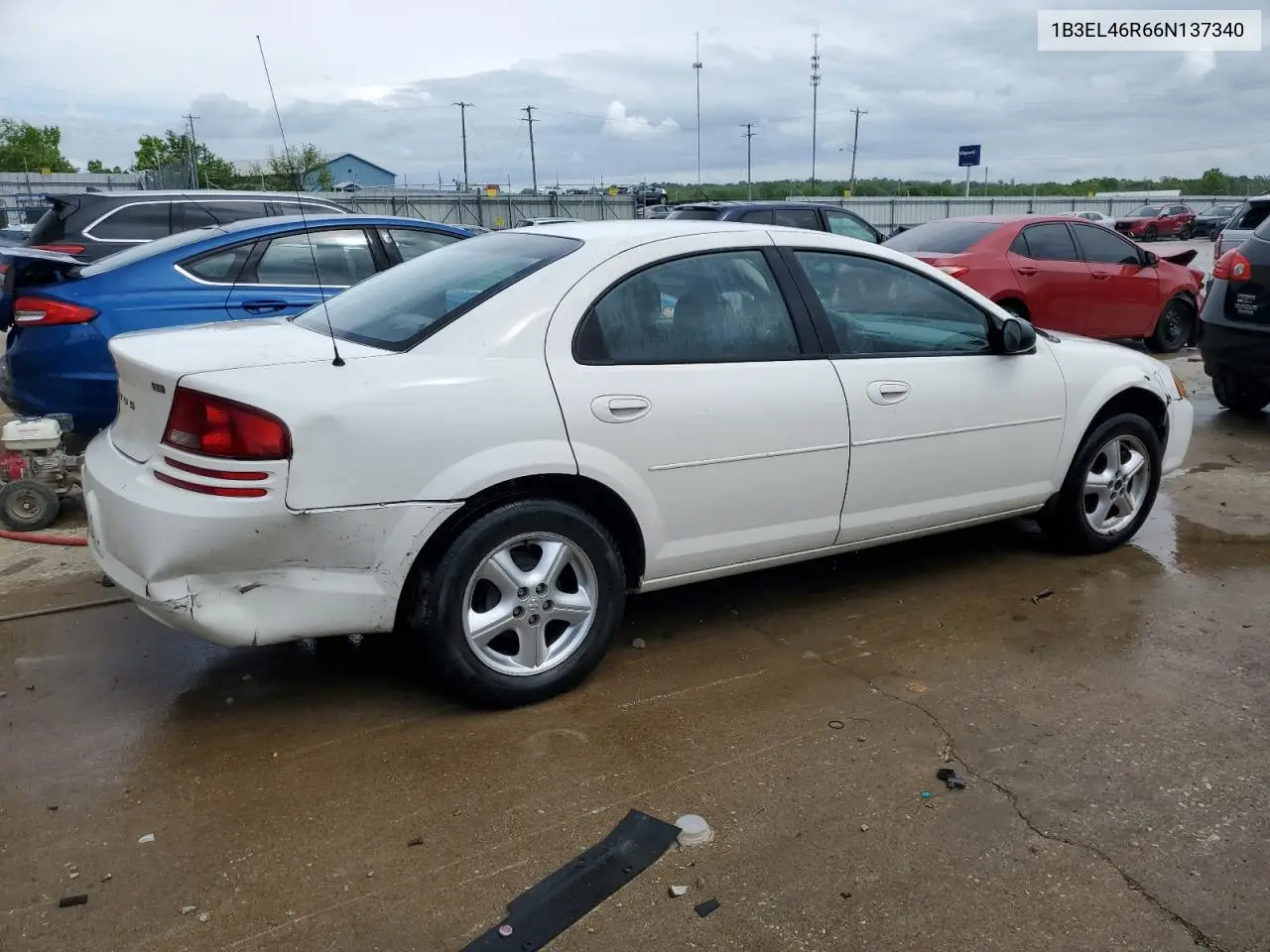 2006 Dodge Stratus Sxt VIN: 1B3EL46R66N137340 Lot: 56103735