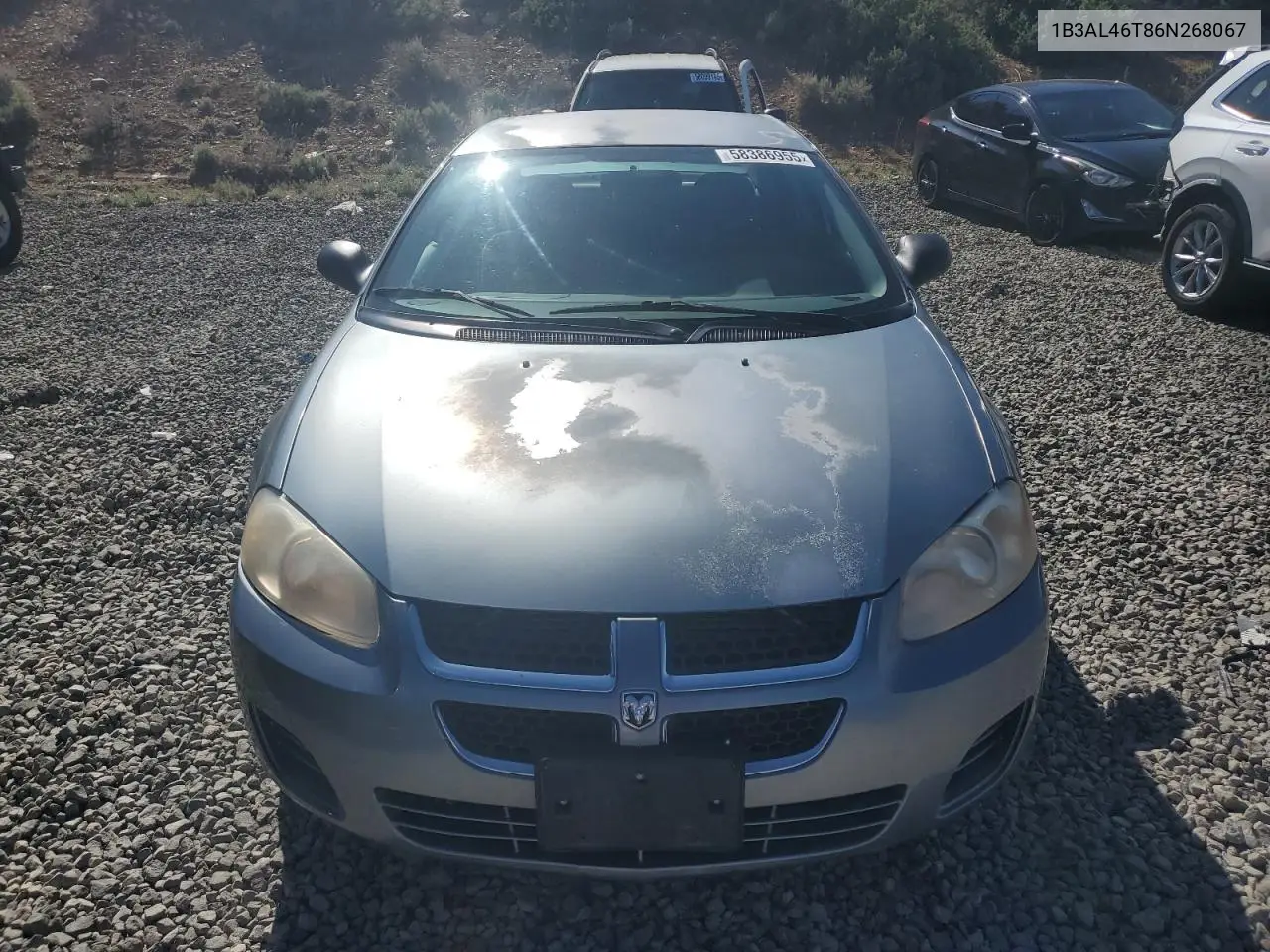 2006 Dodge Stratus Sxt VIN: 1B3AL46T86N268067 Lot: 58386955