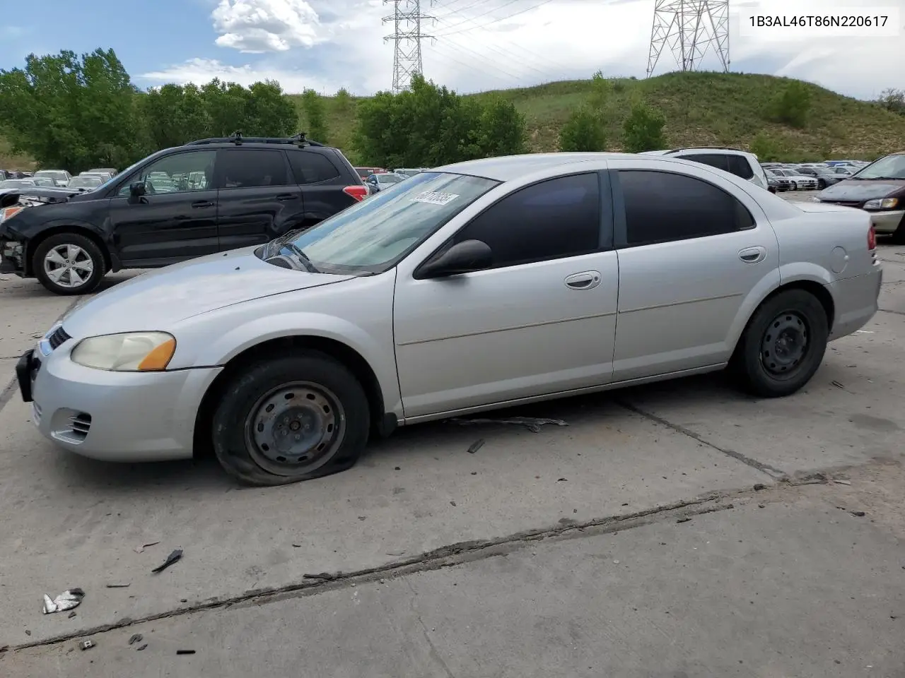 2006 Dodge Stratus Sxt VIN: 1B3AL46T86N220617 Lot: 60712835