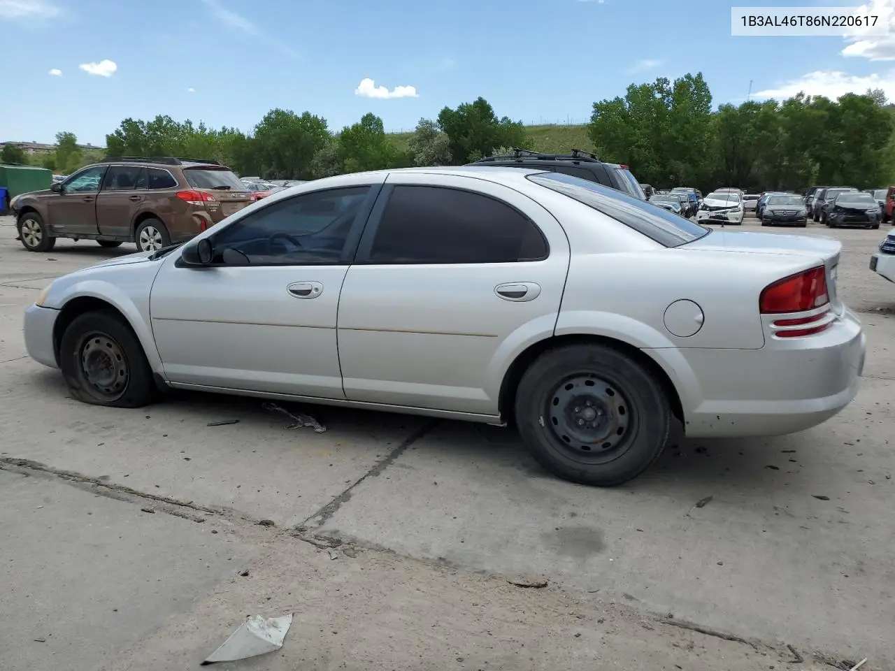 2006 Dodge Stratus Sxt VIN: 1B3AL46T86N220617 Lot: 60712835