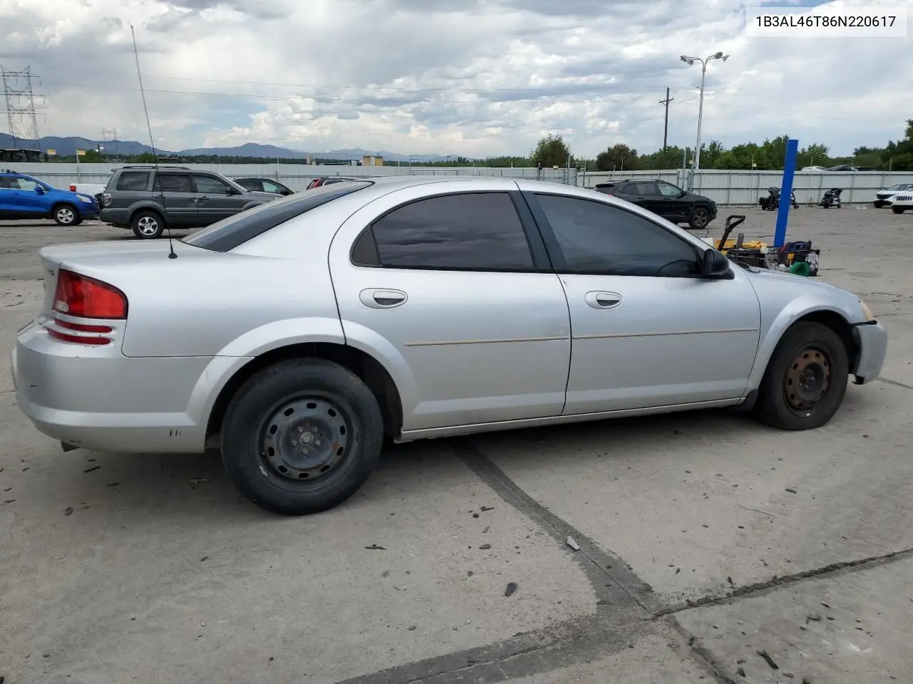 2006 Dodge Stratus Sxt VIN: 1B3AL46T86N220617 Lot: 60712835