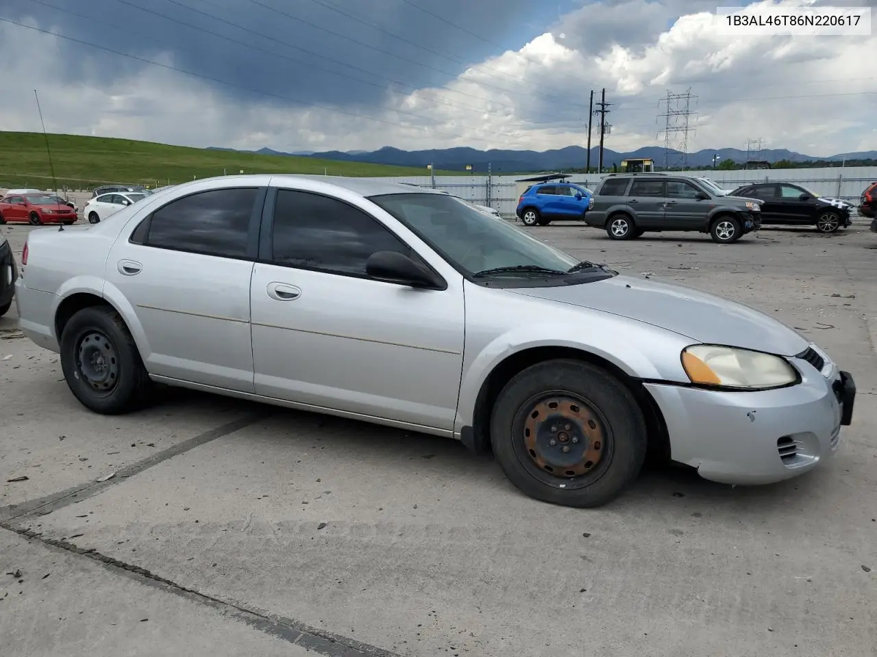 2006 Dodge Stratus Sxt VIN: 1B3AL46T86N220617 Lot: 60712835