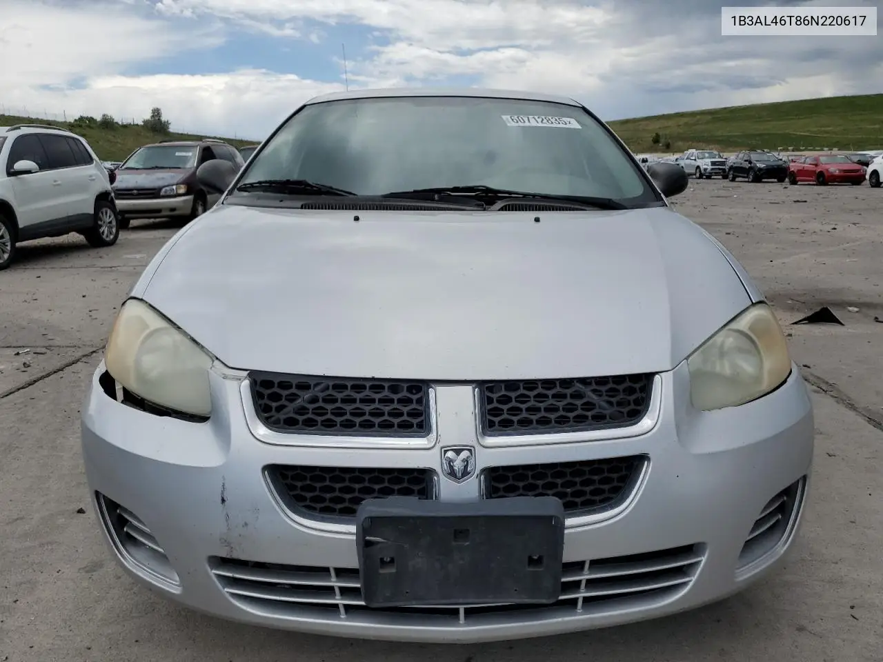 2006 Dodge Stratus Sxt VIN: 1B3AL46T86N220617 Lot: 60712835