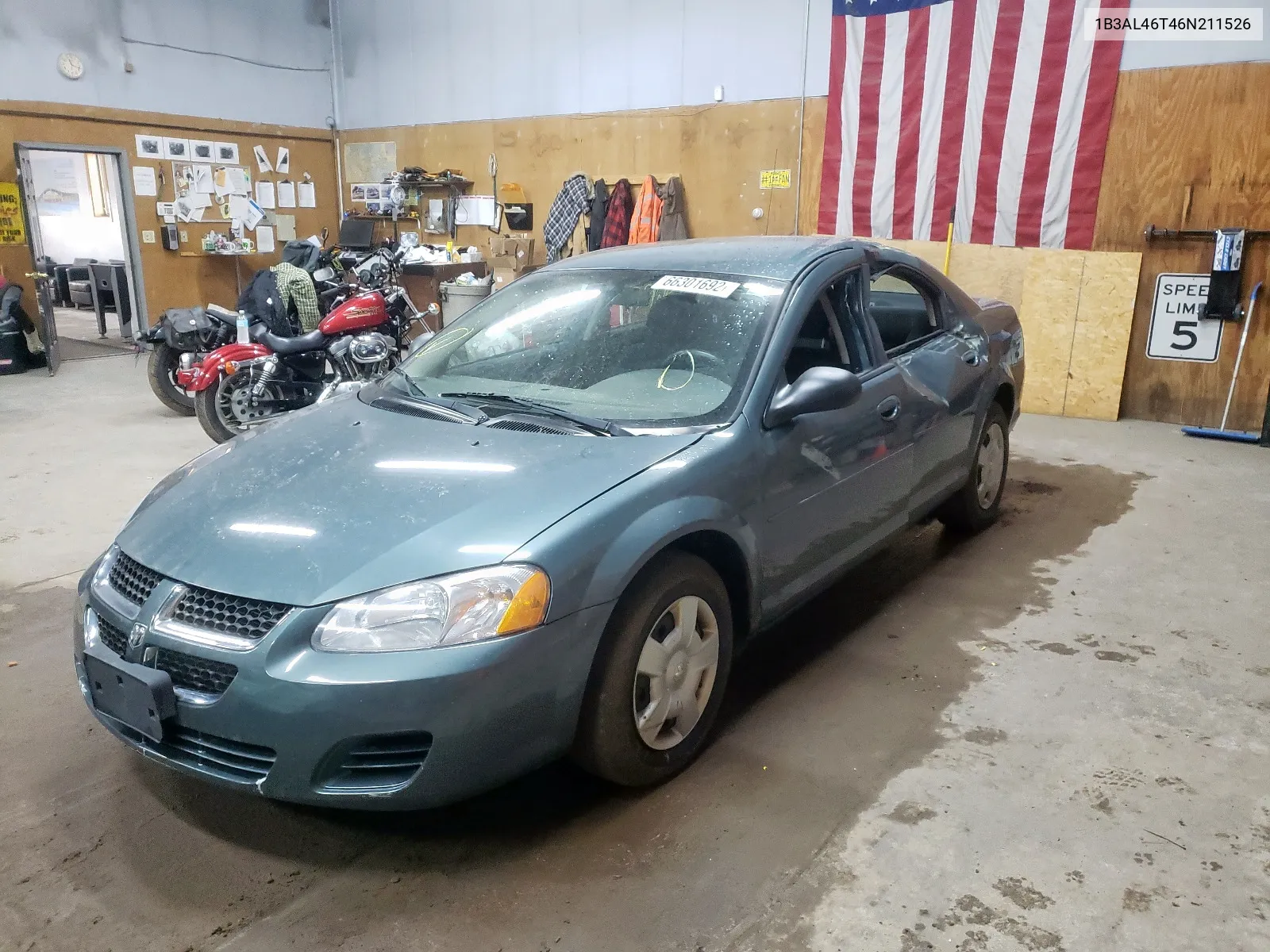 2006 Dodge Stratus Sxt VIN: 1B3AL46T46N211526 Lot: 66301692