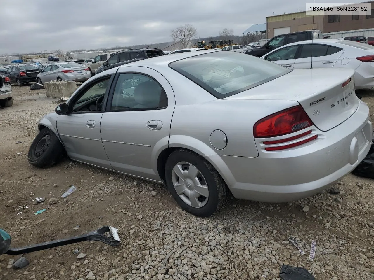 2006 Dodge Stratus Sxt VIN: 1B3AL46T86N228152 Lot: 85317444